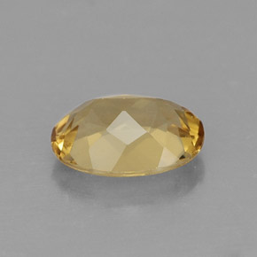 1.08カラットの天然イエローゴールデンベリル（8.1×6 mm・オーバルカット）