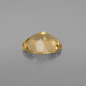 2.60カラットの天然イエローゴールデンベリル（10.8×8.7 mm・オーバルカット）
