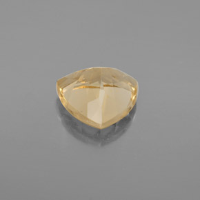 2.79カラットの天然ゴールデンイエローゴールデンベリル（9.9×9.6 mm・トリリアント）