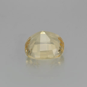 1.27カラットの天然イエローゴールデンベリル（7.1×7 mm・クッションカット）