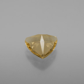 1.35カラットの天然イエローゴールデンベリル（8.2×8 mm・トリリアント）