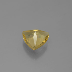 1.44カラットの天然イエローゴールデンベリル（8.2×8.1 mm・トリリアント）