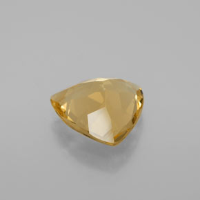 3.37カラットの天然イエローゴールデンベリル（11.4×11.2 mm・トリリアント）
