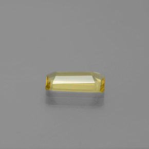 1.06カラットの天然イエローゴールデンベリル（10×4.8 mm・エメラルドカット）