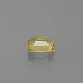 1.38カラットの天然イエローゴールデンベリル（8×6.1 mm・エメラルドカット）