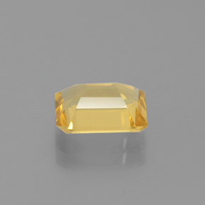 1.47カラットの天然イエローゴールデンベリル（8.3×6.3 mm・エメラルドカット）