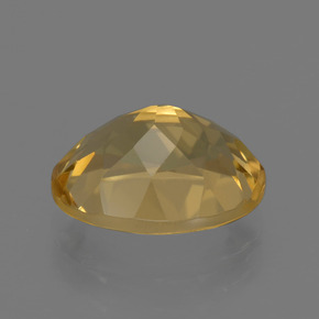 2.50カラットの天然ゴールデンイエローゴールデンベリル（10.1×8 mm・オーバルカット）