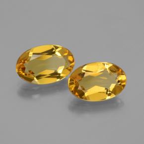 3.82カラットの天然ダークゴールデンゴールデンベリル（11×7.2 mm・オーバルカット）