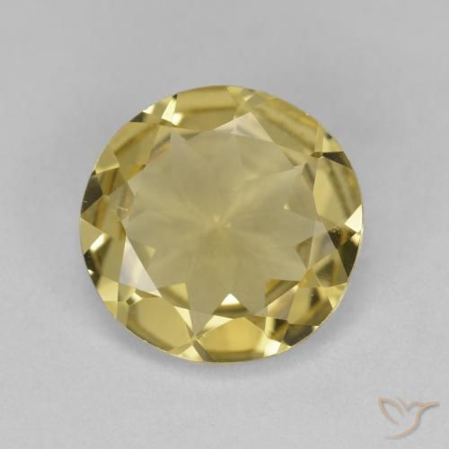 2.60ct 天然 ライトイエロー ゴールドベリル, ラウンド, VS