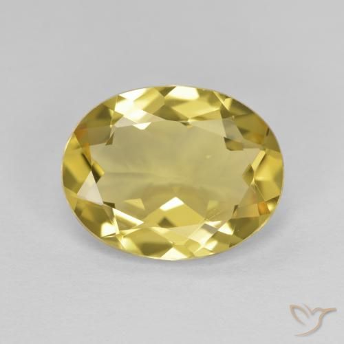 2.82ct 天然 薄いゴールド ゴールドベリル, 楕円形, VVS
