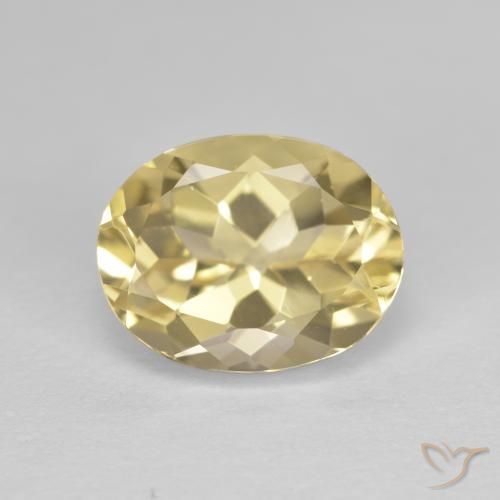 2.65ct 天然 ミディアムイエロー ゴールドベリル, 楕円形, VVS