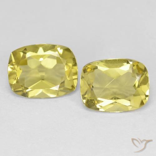 2.39カラットのクッションカットのゴールデンベリル、7.9 x 6.2mm、マダガスカル産, Photo A
