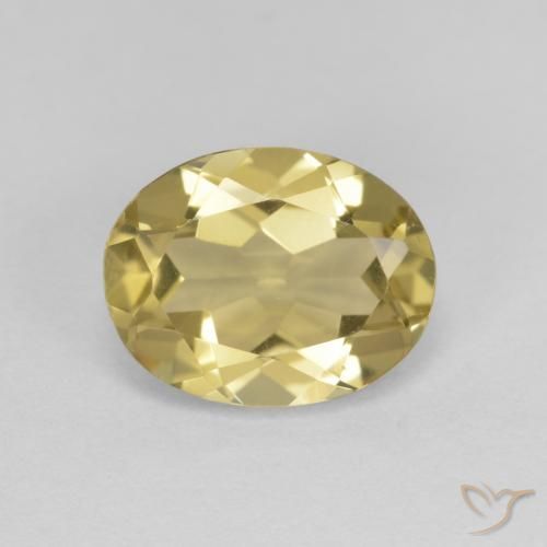 1.78ct 天然 ディジョンイエロー ゴールドベリル, 楕円形, VVS-VS