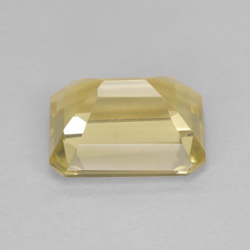 2.45カラットの天然薄いゴールドゴールデンベリル（9.2×7 mm・エメラルドカット）