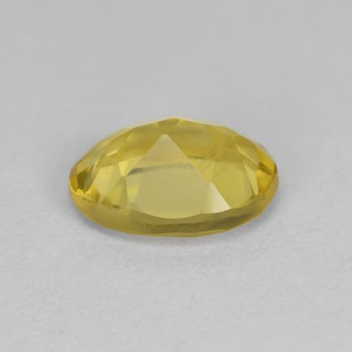 1.21カラットの天然ディジョンイエローゴールデンベリル（8.2×6 mm・オーバルカット）