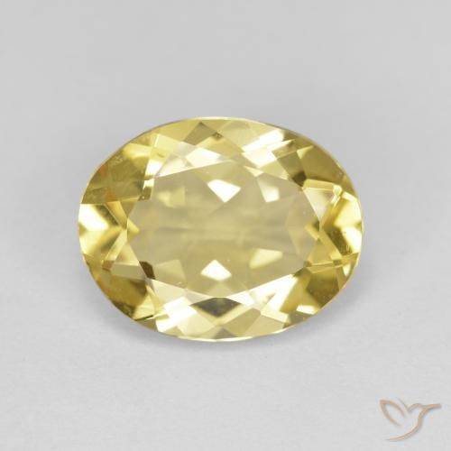 2.46ct 天然 トスカーナイエロー ゴールドベリル, 楕円形, VVS