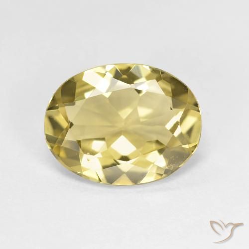 1.91ct 天然 トスカーナイエロー ゴールドベリル, 楕円形, VVS