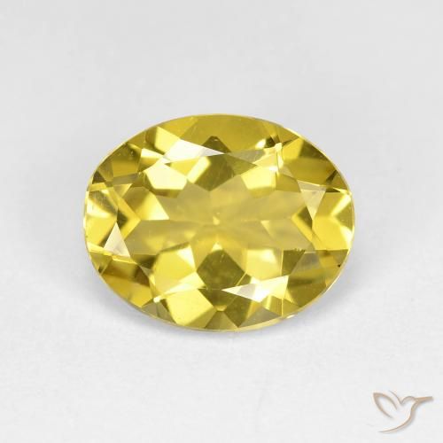 2.09ct 天然 バンブルビーイエロー ゴールドベリル, 楕円形, VVS-VS