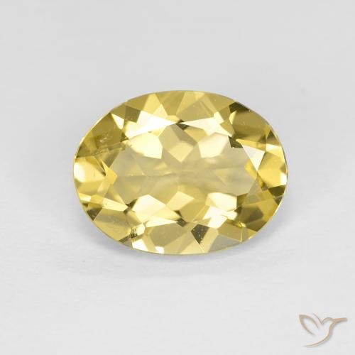 2.04ct 天然 薄いゴールデンイエロー ゴールドベリル, 楕円形, VVS-VS