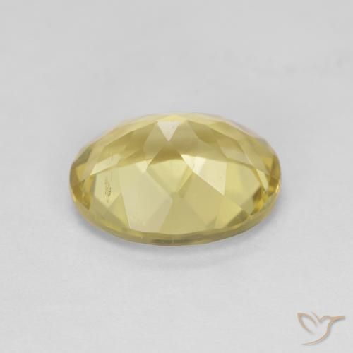 2.65カラットの天然深い黄色ゴールドベリル、オーバルカット、VVS-VS