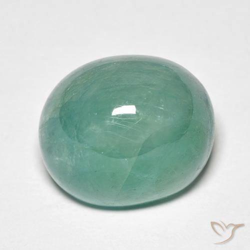 11.06ct 天然 Medium Dark Green-Blue グランディデライト, 楕円形, 半透明