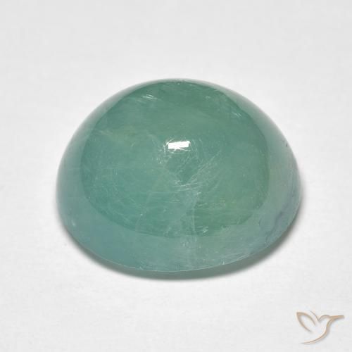 11.06カラットの天然Medium Dark Green-Blueグランディデライト、楕円形、半透明