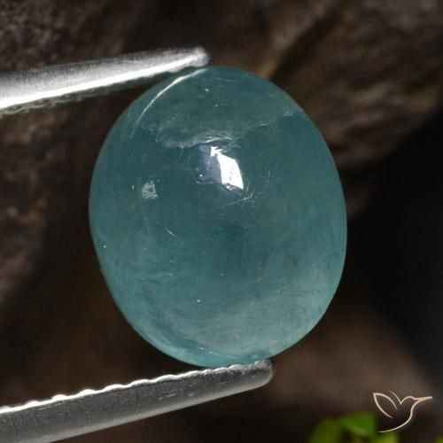3.09ct 天然 ブルーグリーン グランディデライト, 楕円形, 半透明