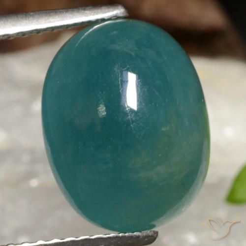 6.16ct 天然 ターコイズ グランディデライト, 楕円形, 半透明