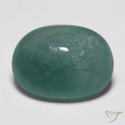 12.29ct 天然 緑がかったブルー グランディデライト, 楕円形, 半透明
