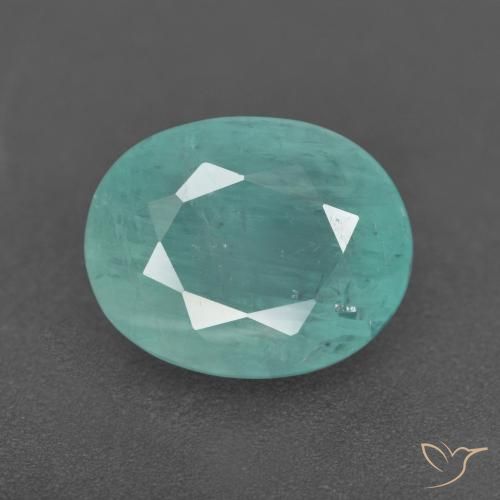 3.39ct 天然 ターコイズ グランディデライト, 楕円形, VS-SI