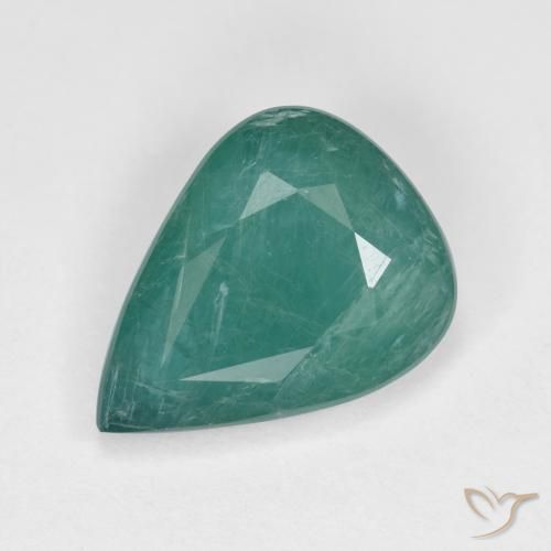 3.10ct 天然 濃いターコイズ グランディデライト, 洋梨の形, VS-SI