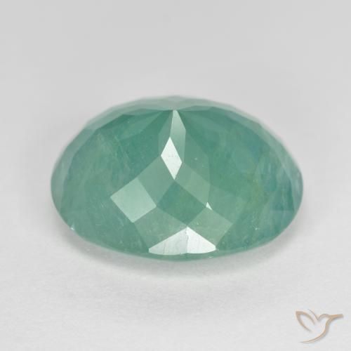 6.31ct 天然 ミディアム青みがかった緑 グランディデライト