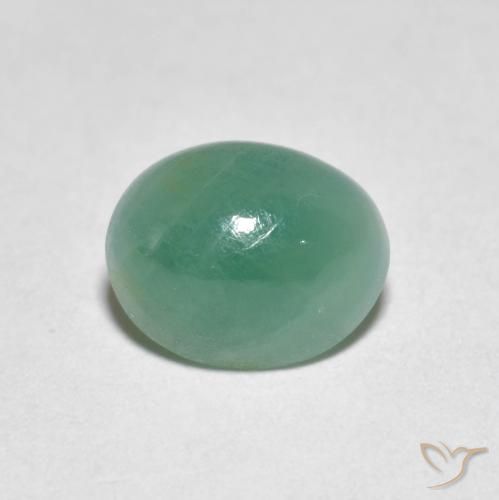 1.86ct 天然 青みがかったグリーン グランディデライト, 楕円形, 半透明