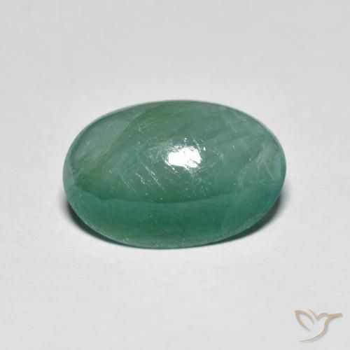 2.86ct 天然 緑がかったブルー グランディデライト, 楕円形, 半透明