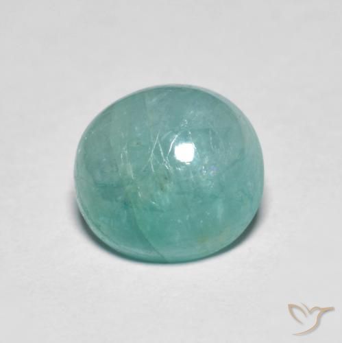 1.61ct 天然 ミディアムダークブルーグリーン グランディデライト, 楕円形, 半透明