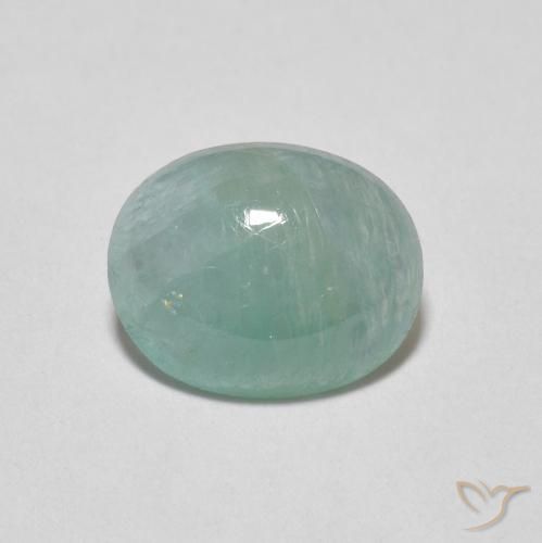 1.64ct 天然 薄いターコイズ グランディデライト, 楕円形, 半透明