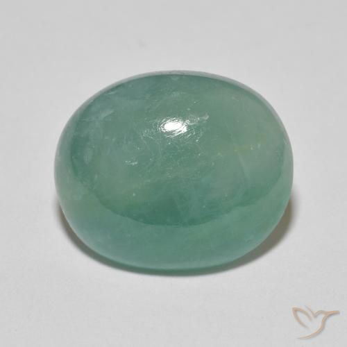8.97ct 天然 ミディアム青みがかった緑 グランディデライト, 楕円形, 半透明