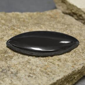 44.75カラットの天然ダークグレーヘマタイト、マーキーズ、オペーク