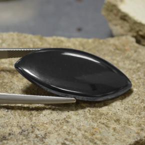 44.75カラットの天然ダークグレーヘマタイト、マーキーズ、オペーク