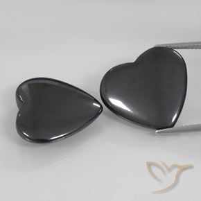 Shop natural 46.25ct ブラックグレー ヘマタイト gems, 心臓, from ブラジル at GemSelect. In stock, global shipping!