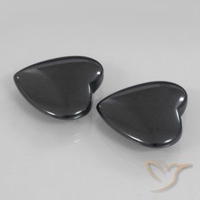 Shop natural 46.25ct ブラックグレー ヘマタイト gems, 心臓, from ブラジル at GemSelect. In stock, global shipping!