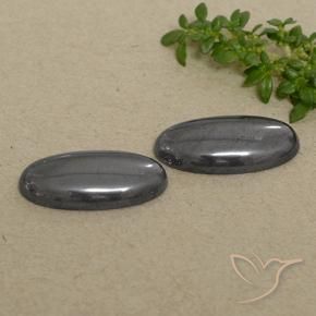 Shop natural 18.45ct 灰色 ヘマタイト gems, 楕円形, from ブラジル at GemSelect. In stock, global shipping!