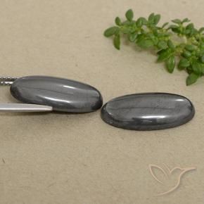 Shop natural 18.45ct 灰色 ヘマタイト gems, 楕円形, from ブラジル at GemSelect. In stock, global shipping!