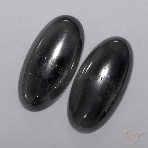 Shop natural 18.04ct ブラックグレー ヘマタイト gems, 楕円形, from ブラジル at GemSelect. In stock, global shipping!