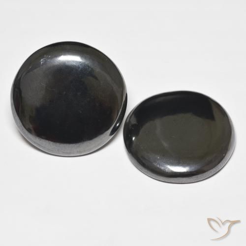 Shop natural 83.94ct ダークグレー ヘマタイト gems, ラウンド, from ブラジル at GemSelect. In stock, global shipping!