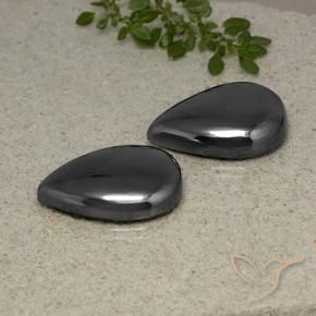 Shop natural 69.58ct ブラックグレー ヘマタイト gems, 洋梨の形, from ブラジル at GemSelect. In stock, global shipping!