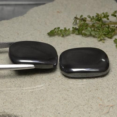 Shop natural 100.49ct ブラックグレー ヘマタイト gems, クッション, from ブラジル at GemSelect. In stock, global shipping!
