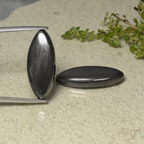 Shop natural 26.64ct ブラックグレー ヘマタイト gems, マーキーズ, from ブラジル at GemSelect. In stock, global shipping!