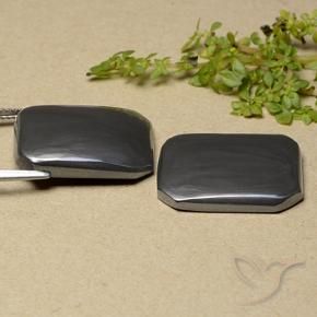 Shop natural 37.51ct ダークグレー ヘマタイト gems, 八角形 / エメラルドカット, from ブラジル at GemSelect. In stock, global shipping!