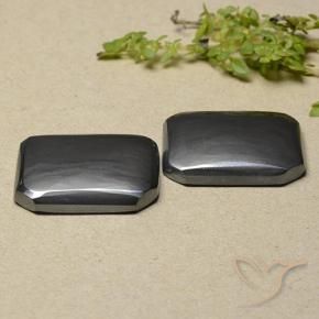 Shop natural 36.84ct ブラックグレー ヘマタイト gems, 八角形 / エメラルドカット, from ブラジル at GemSelect. In stock, global shipping!